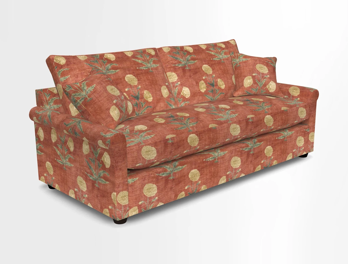 Sketch 3 seater sofa in Cotolino