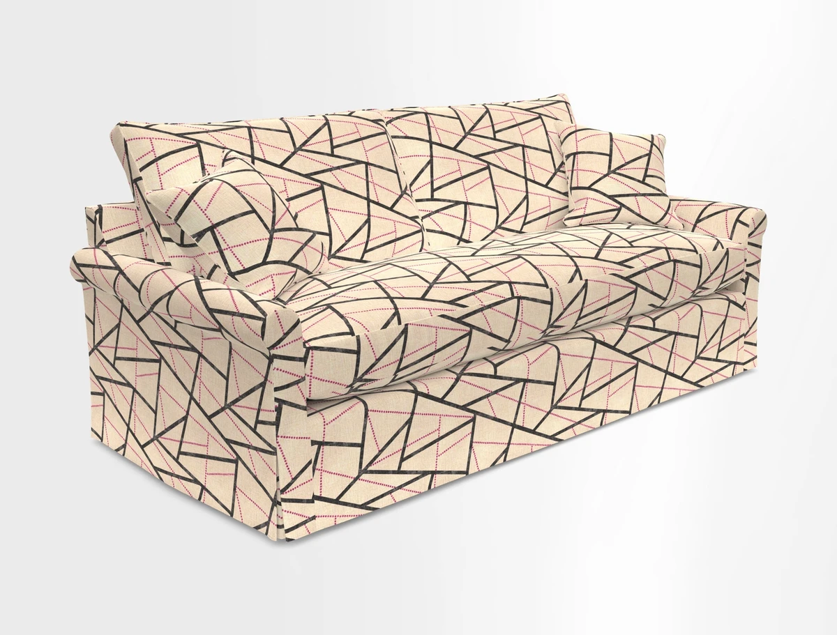 Sketch 3 seater sofa in Cotolino