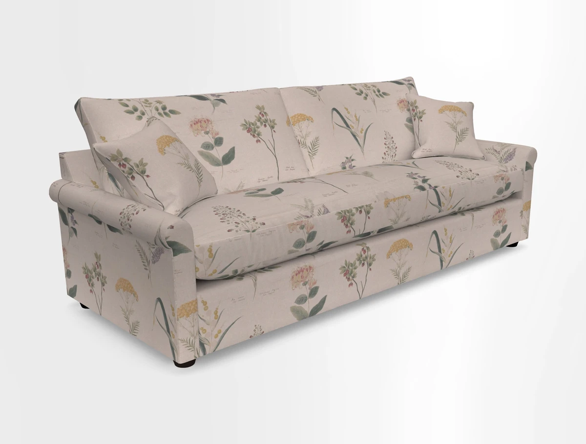 Sketch 3 seater sofa in Cotolino