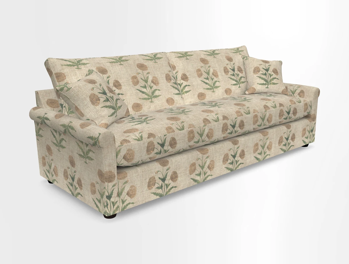 Sketch 3 seater sofa in Cotolino