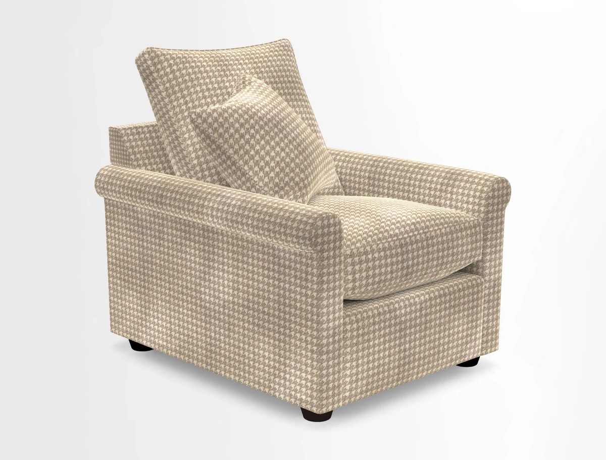 Sketch chair in Two Tone Plain Biscuit