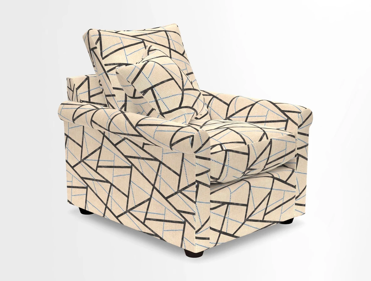 Sketch chair in Two Tone Plain Biscuit