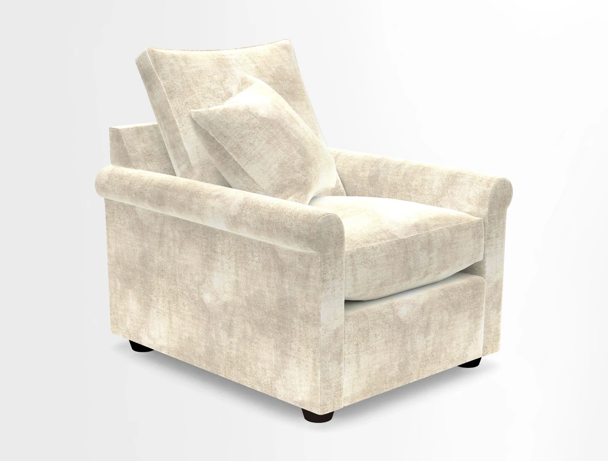 Sketch chair in Two Tone Plain Biscuit