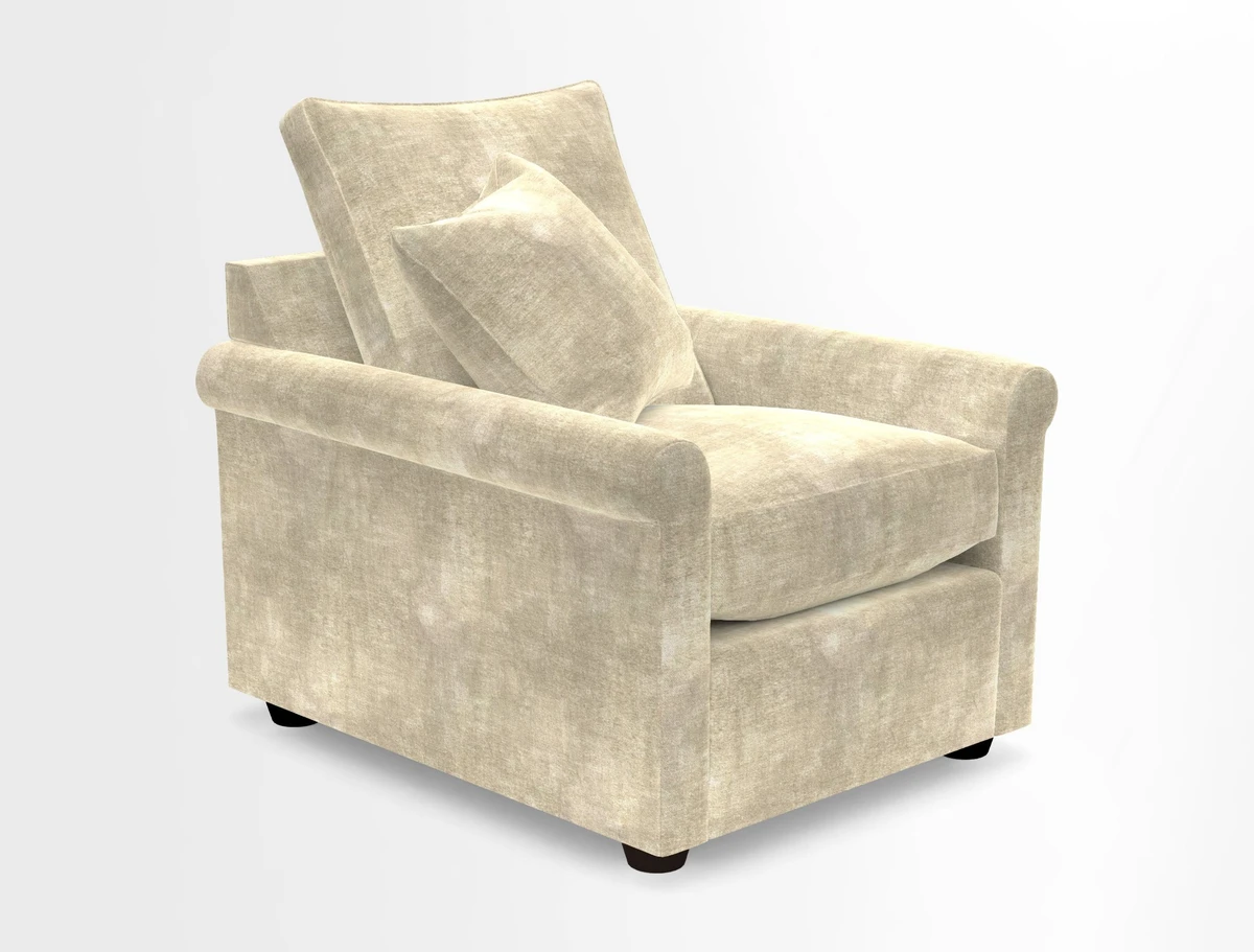 Sketch chair in Two Tone Plain Biscuit