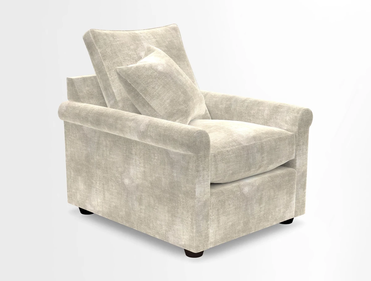 Sketch chair in Two Tone Plain Biscuit