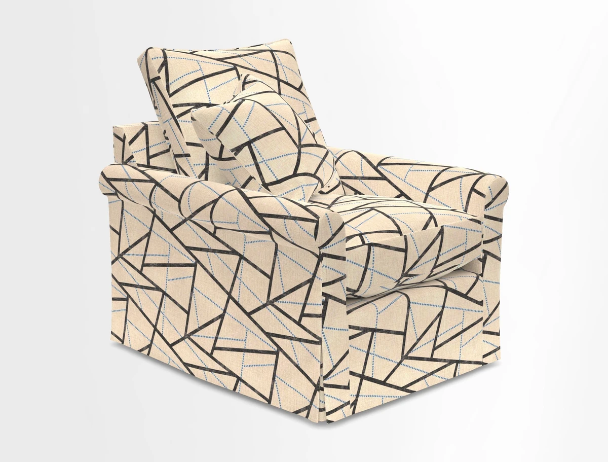 Sketch chair in Two Tone Plain Biscuit