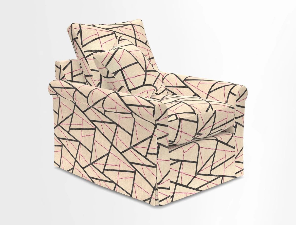 Sketch chair in Two Tone Plain Biscuit