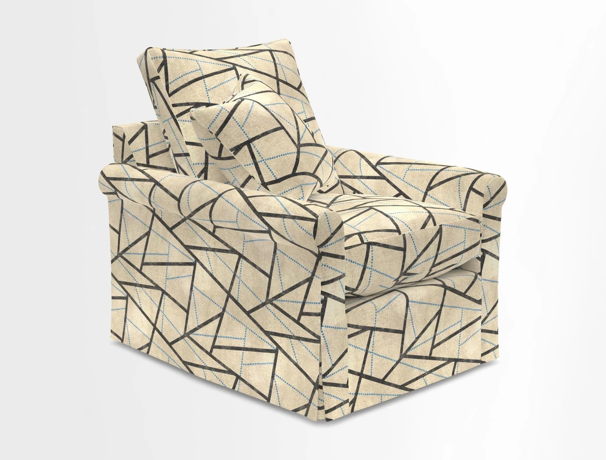 Sketch chair in Two Tone Plain Biscuit