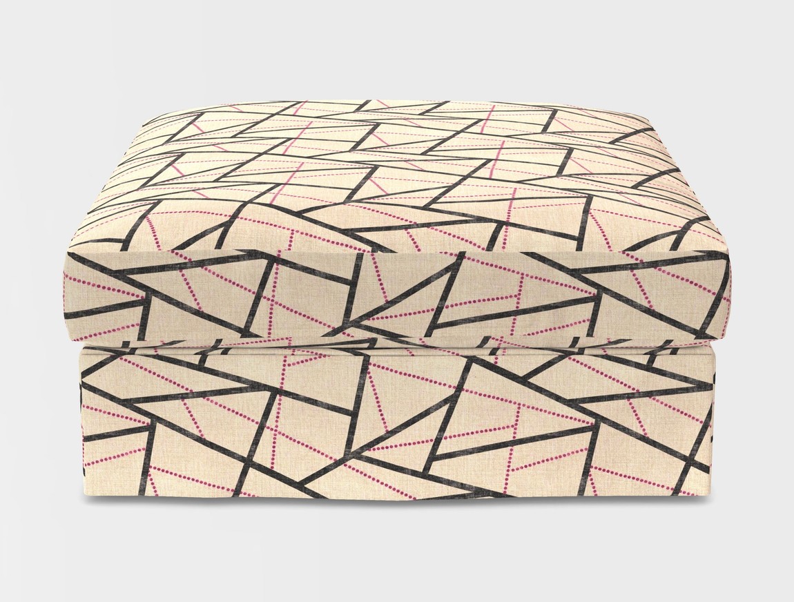 Loose Cover Footstool