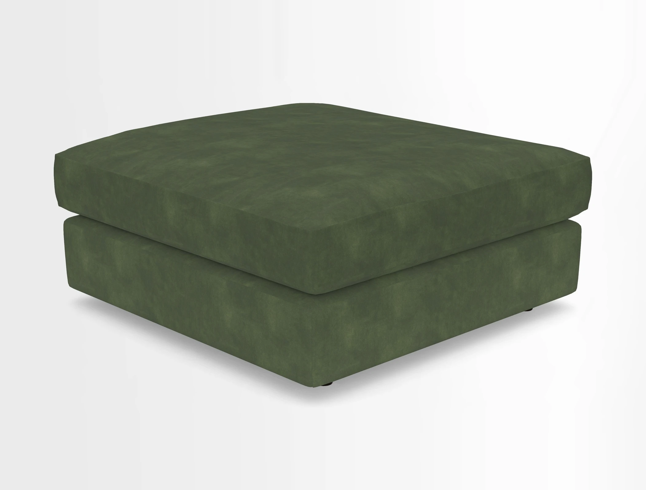 Slingsby fixed cover Footstool in Two Tone Plain Biscuit