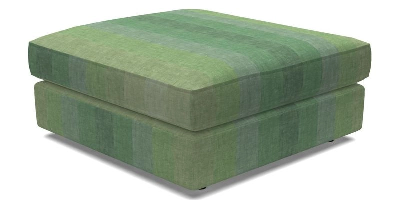 Slingsby fixed cover Footstool in Two Tone Plain Biscuit