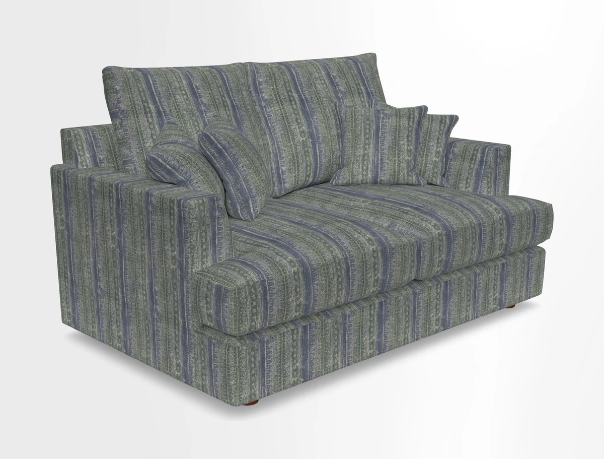 Slingsby 2 Seater Fitted Cover Sofa in Two Tone Plain Biscuit.  Loose cover version available