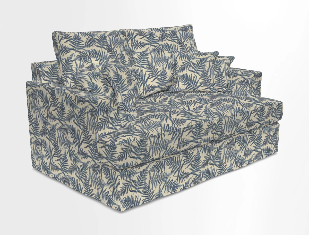 Slingsby 2 Seater Fitted Cover Sofa in Two Tone Plain Biscuit.  Loose cover version available