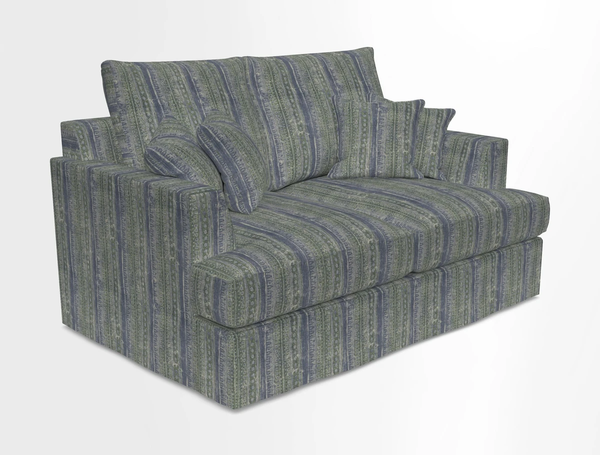 Slingsby 2 Seater Fitted Cover Sofa in Two Tone Plain Biscuit.  Loose cover version available