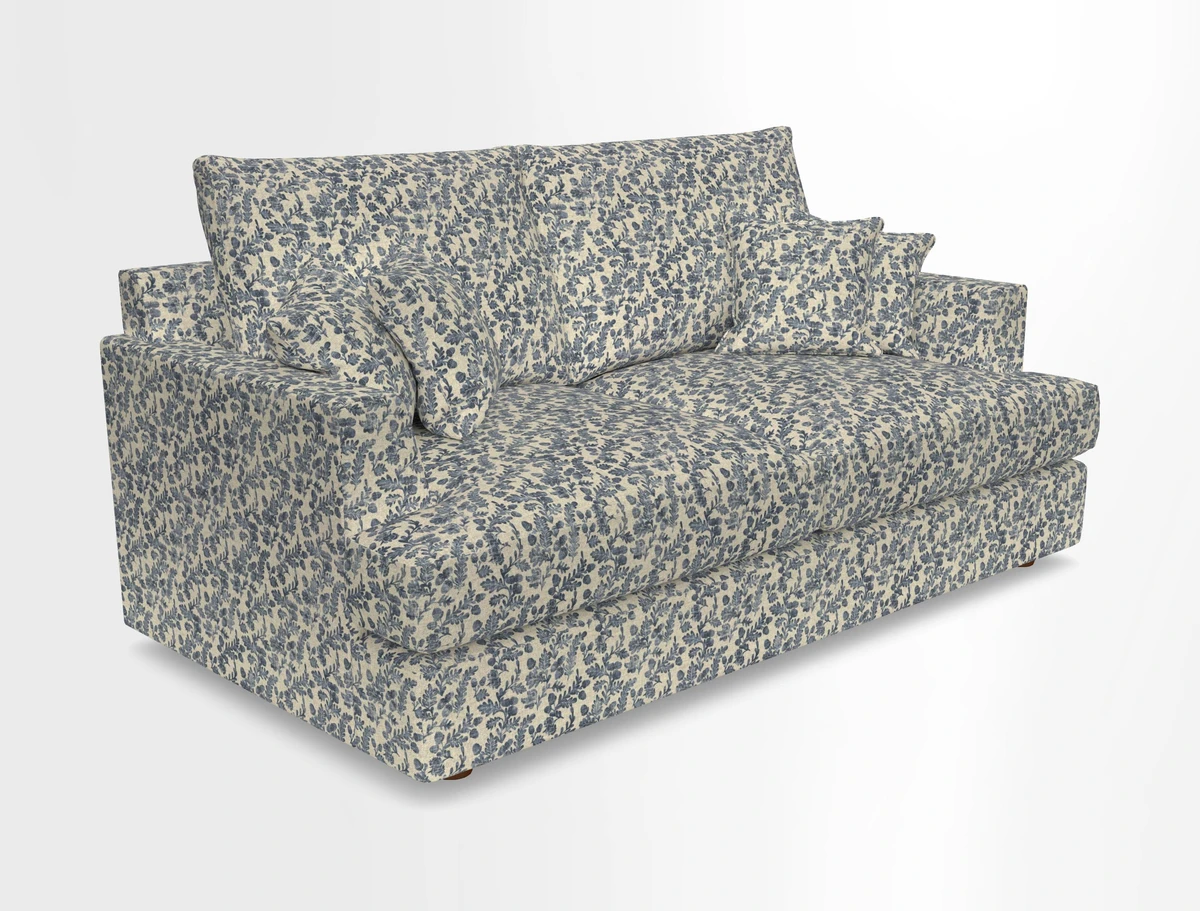 Slingsby 3 Seater Fitted Cover Sofa in Two Tone Plain Biscuit. Loose cover version available