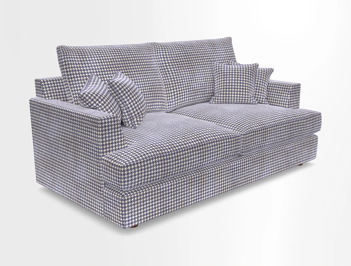 Slingsby 3 Seater Fitted Cover Sofa in Two Tone Plain Biscuit. Loose cover version available