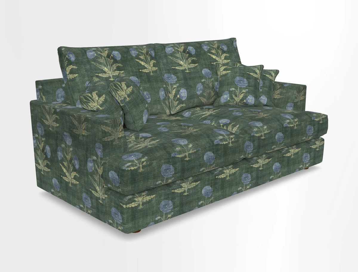 Slingsby 3 Seater Fitted Cover Sofa in Two Tone Plain Biscuit. Loose cover version available