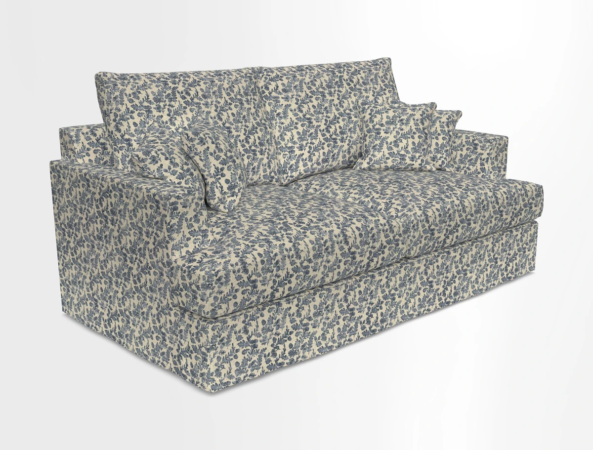 Slingsby 3 Seater Fitted Cover Sofa in Two Tone Plain Biscuit. Loose cover version available