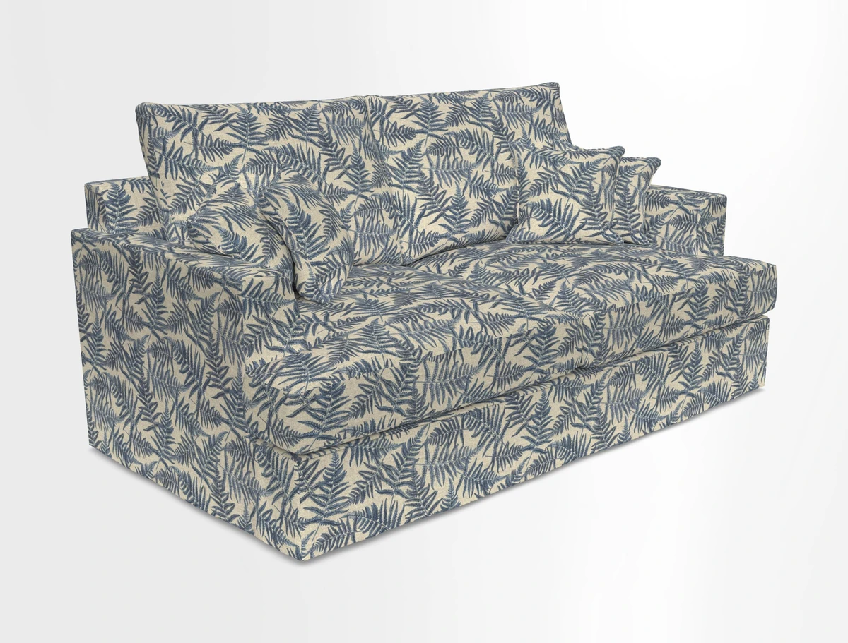Slingsby 3 Seater Fitted Cover Sofa in Two Tone Plain Biscuit. Loose cover version available