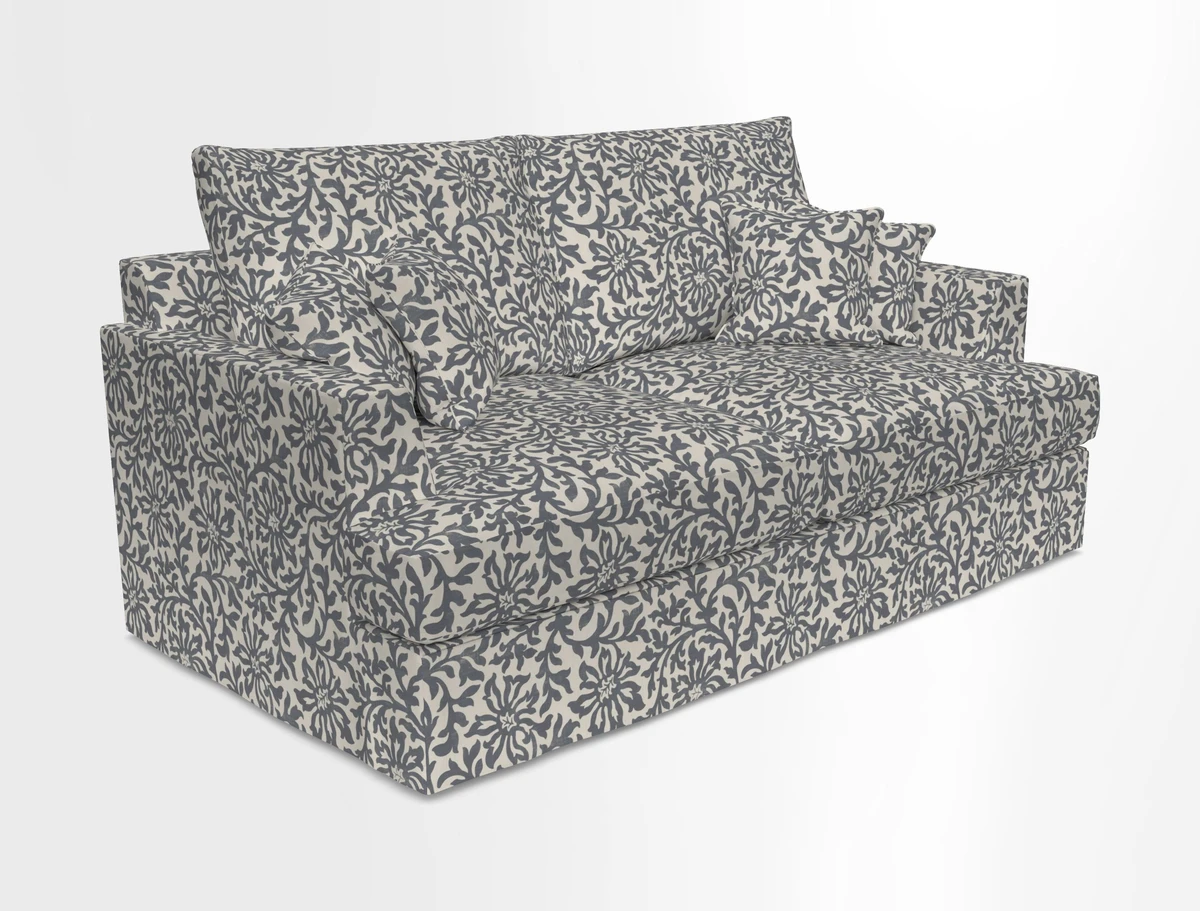 Slingsby 3 Seater Fitted Cover Sofa in Two Tone Plain Biscuit. Loose cover version available