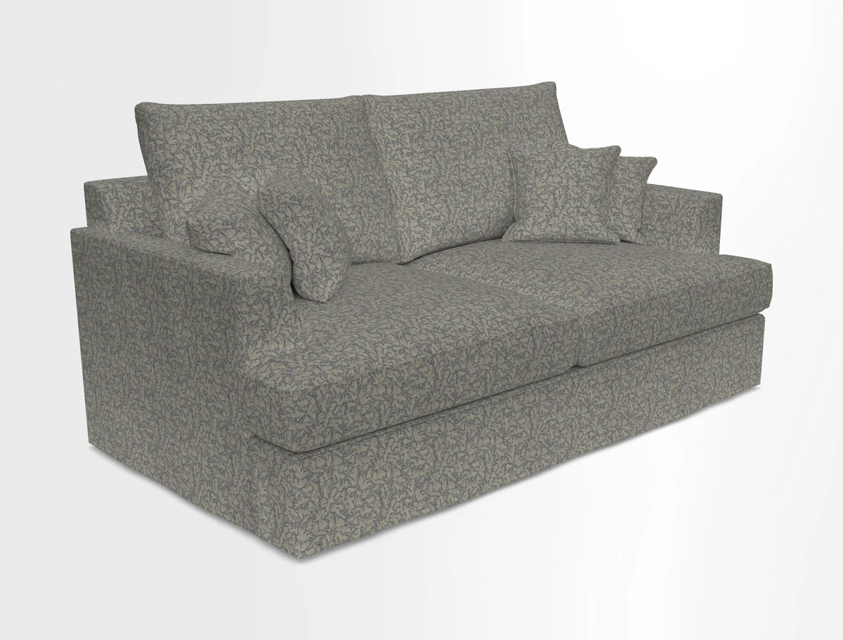 Slingsby 3 Seater Fitted Cover Sofa in Two Tone Plain Biscuit. Loose cover version available