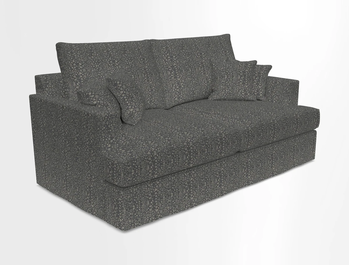 Slingsby 3 Seater Fitted Cover Sofa in Two Tone Plain Biscuit. Loose cover version available