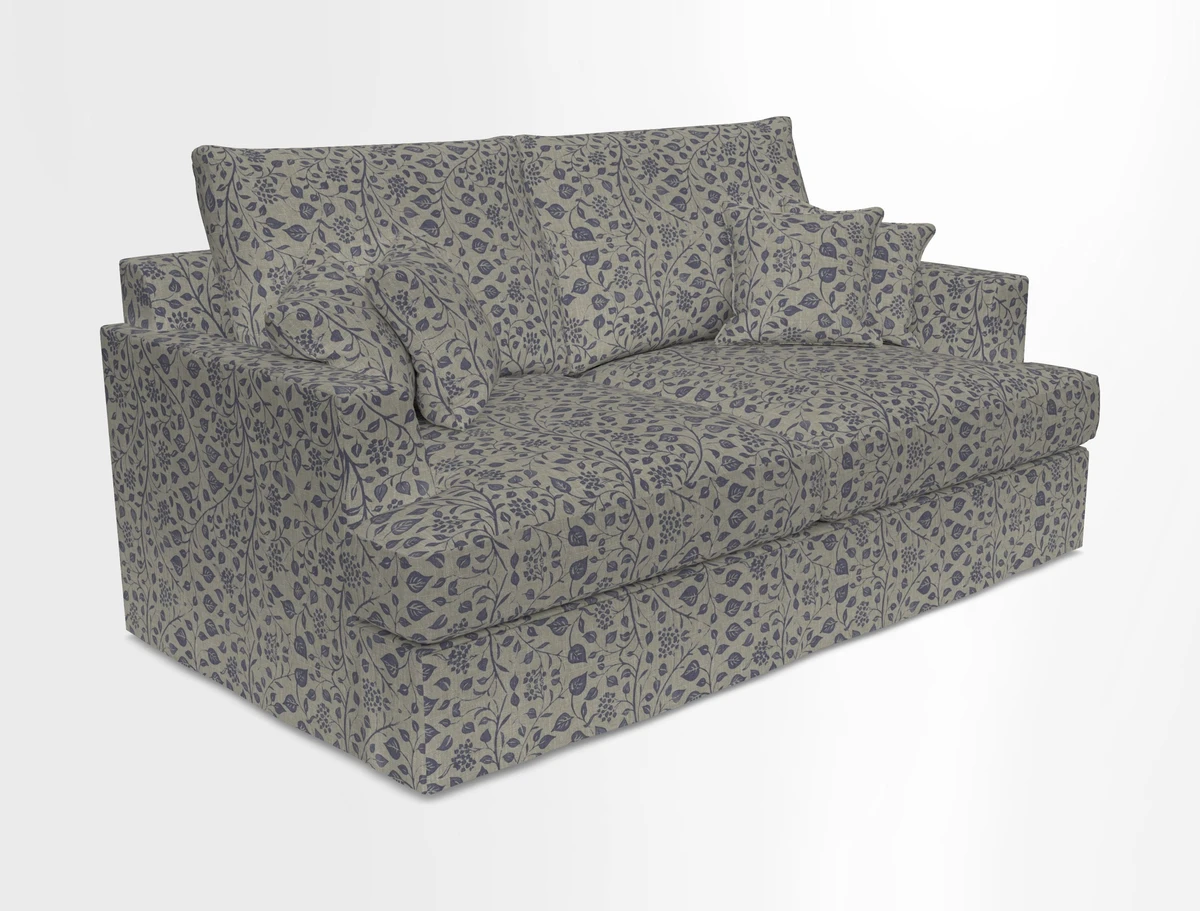 Slingsby 3 Seater Fitted Cover Sofa in Two Tone Plain Biscuit. Loose cover version available