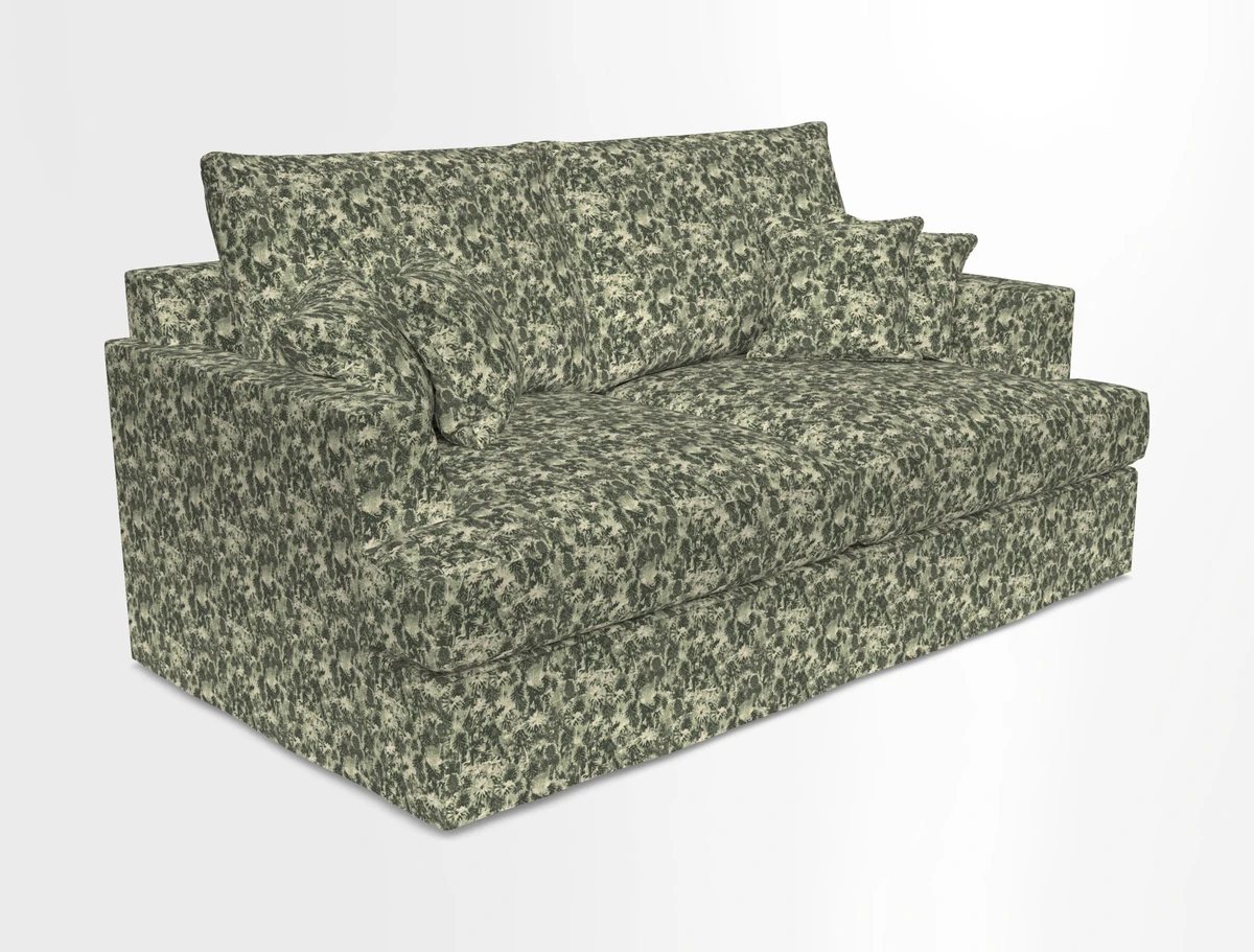 Slingsby 3 Seater Fitted Cover Sofa in Two Tone Plain Biscuit. Loose cover version available