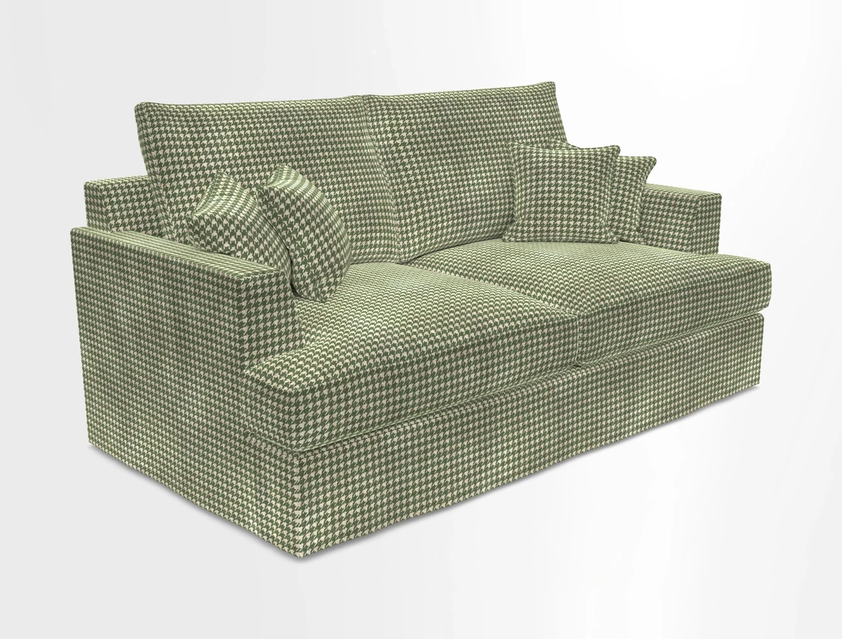 Slingsby 3 Seater Fitted Cover Sofa in Two Tone Plain Biscuit. Loose cover version available