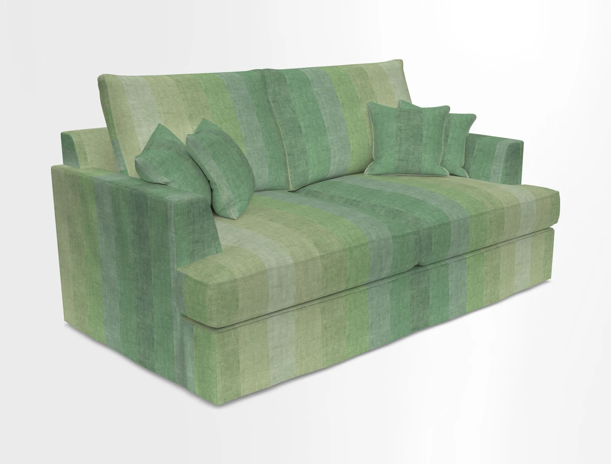 Slingsby 3 Seater Fitted Cover Sofa in Two Tone Plain Biscuit. Loose cover version available