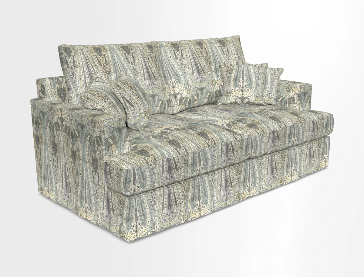 Slingsby 3 Seater Fitted Cover Sofa in Two Tone Plain Biscuit. Loose cover version available