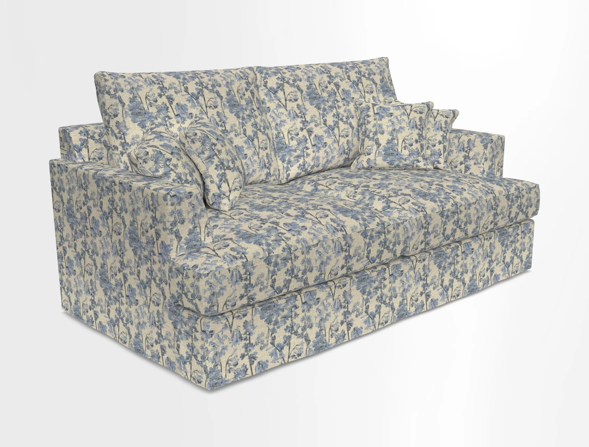 Slingsby 3 Seater Fitted Cover Sofa in Two Tone Plain Biscuit. Loose cover version available