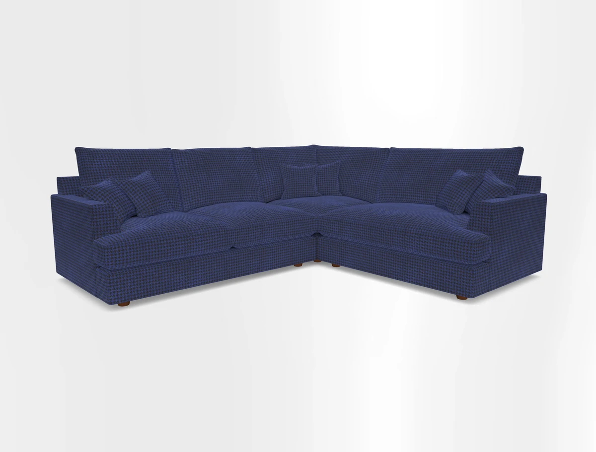 Slingsby Medium Fitted Cover Corner Unit LHF in Two Tone Plain Biscuit.  Loose cover version available
