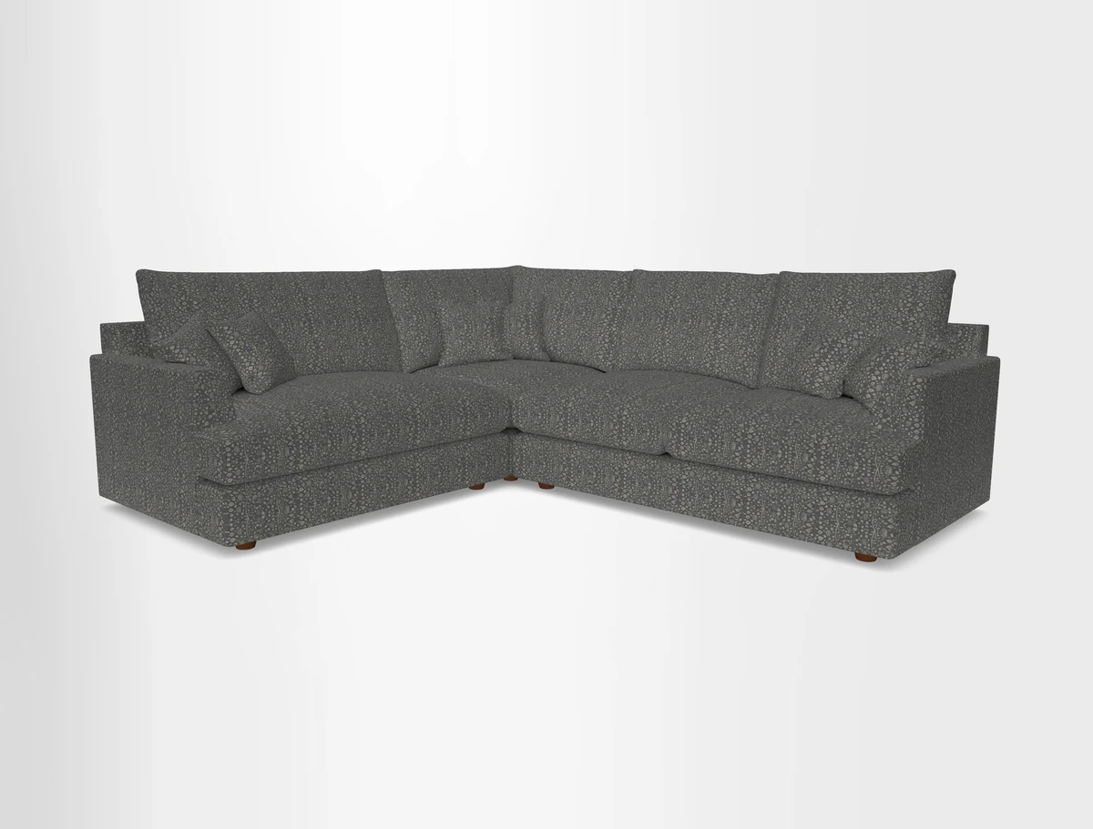 Slingsby Medium Fitted Cover Corner Unit RHF in Two Tone Plain Biscuit