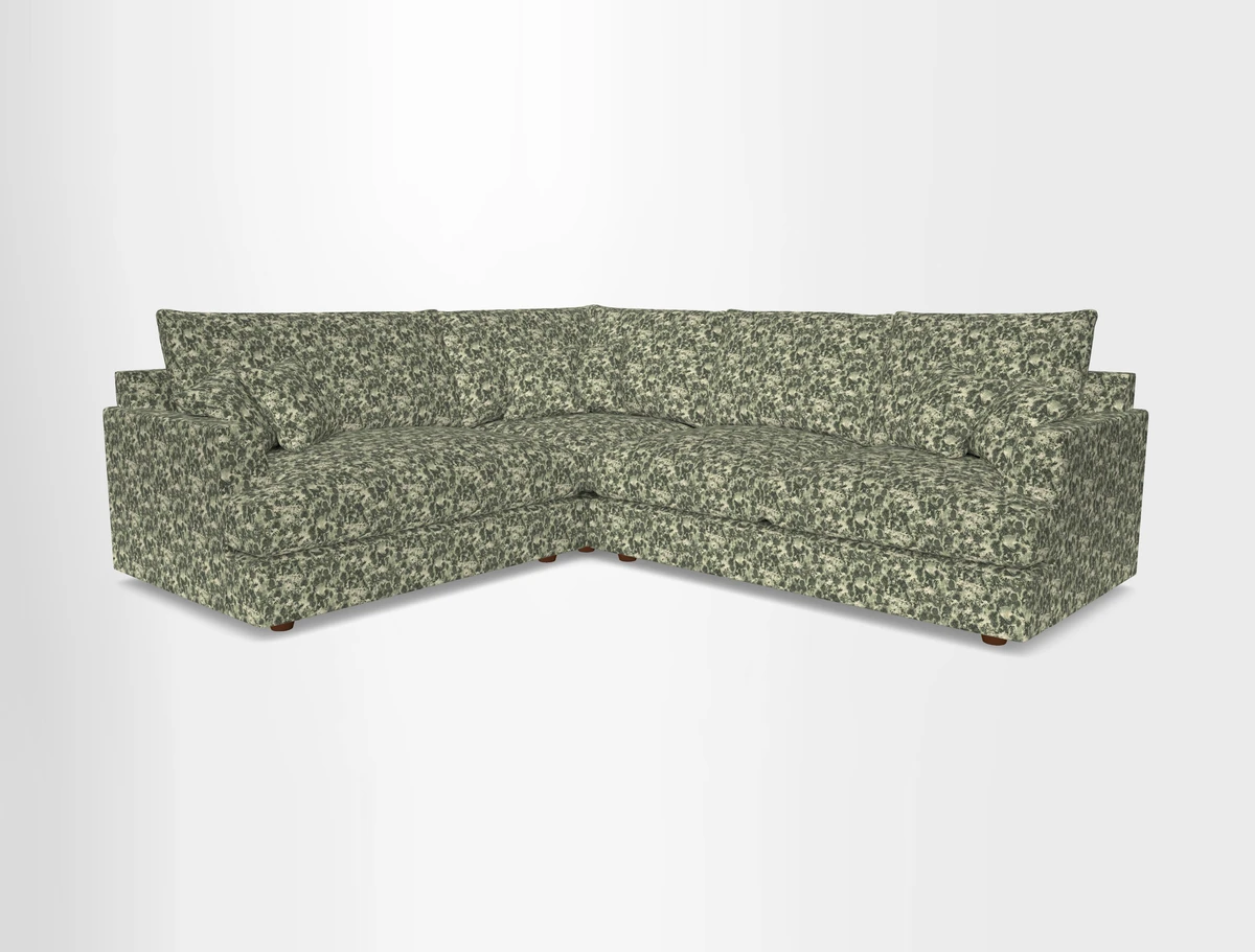 Slingsby Medium Fitted Cover Corner Unit RHF in Two Tone Plain Biscuit