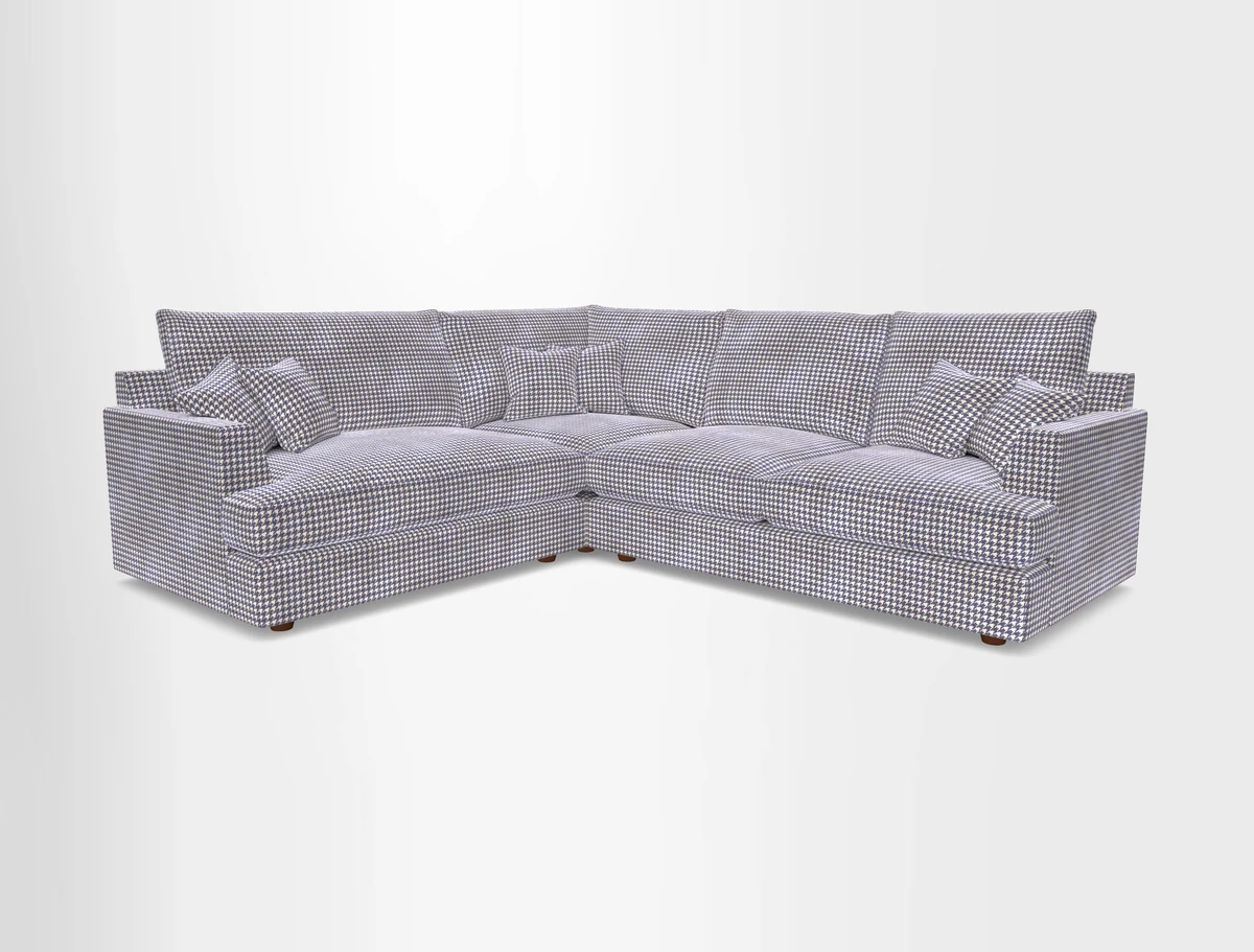 Slingsby Medium Fitted Cover Corner Unit RHF in Two Tone Plain Biscuit