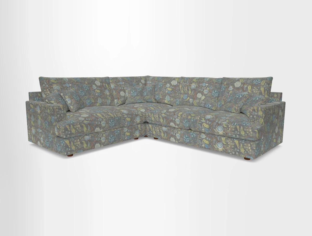 Slingsby Medium Fitted Cover Corner Unit RHF in Two Tone Plain Biscuit