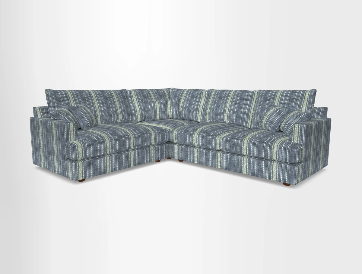 Slingsby Medium Fitted Cover Corner Unit RHF in Two Tone Plain Biscuit