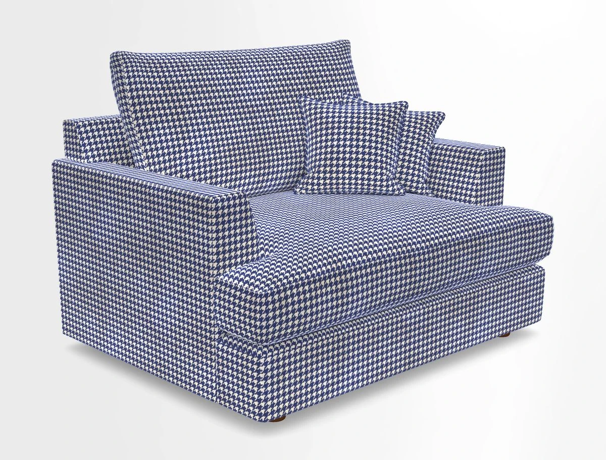 Slingsby Snuggler Fitted Cover Sofa in Two Tone Plain Biscuit.  Loose cover version available