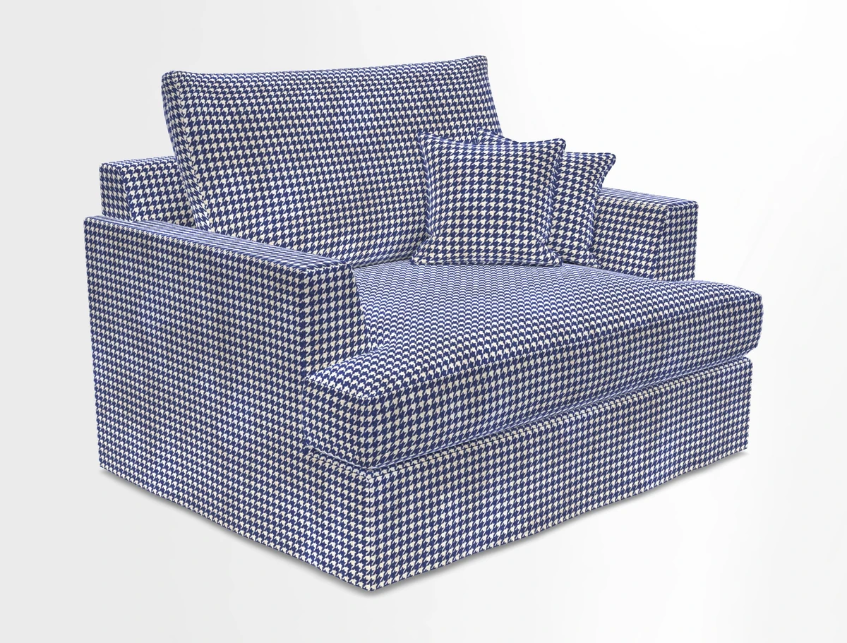 Slingsby Snuggler Fitted Cover Sofa in Two Tone Plain Biscuit.  Loose cover version available