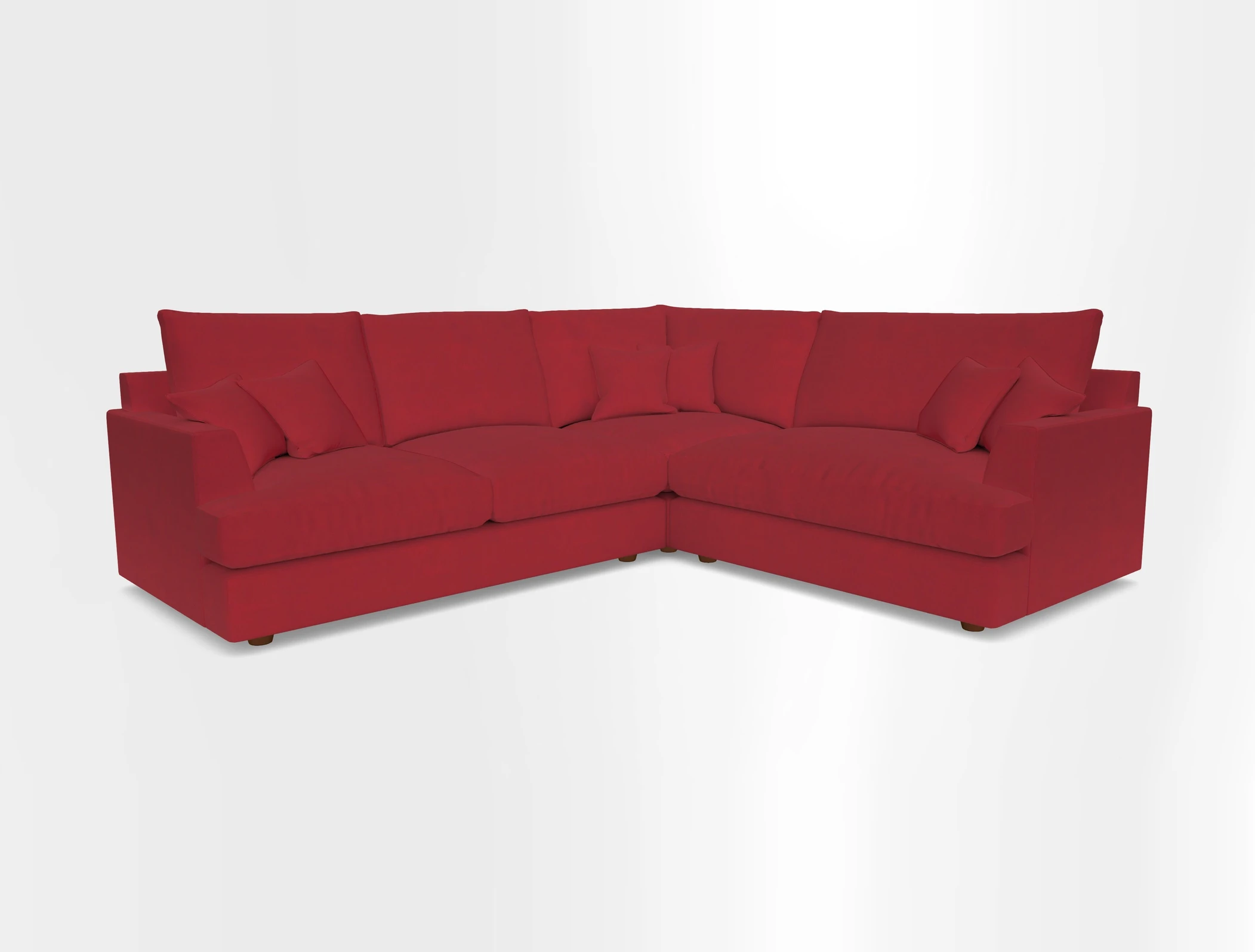 Slingsby Medium Fitted Cover Corner Unit LHF in Two Tone Plain Biscuit.  Loose cover version available