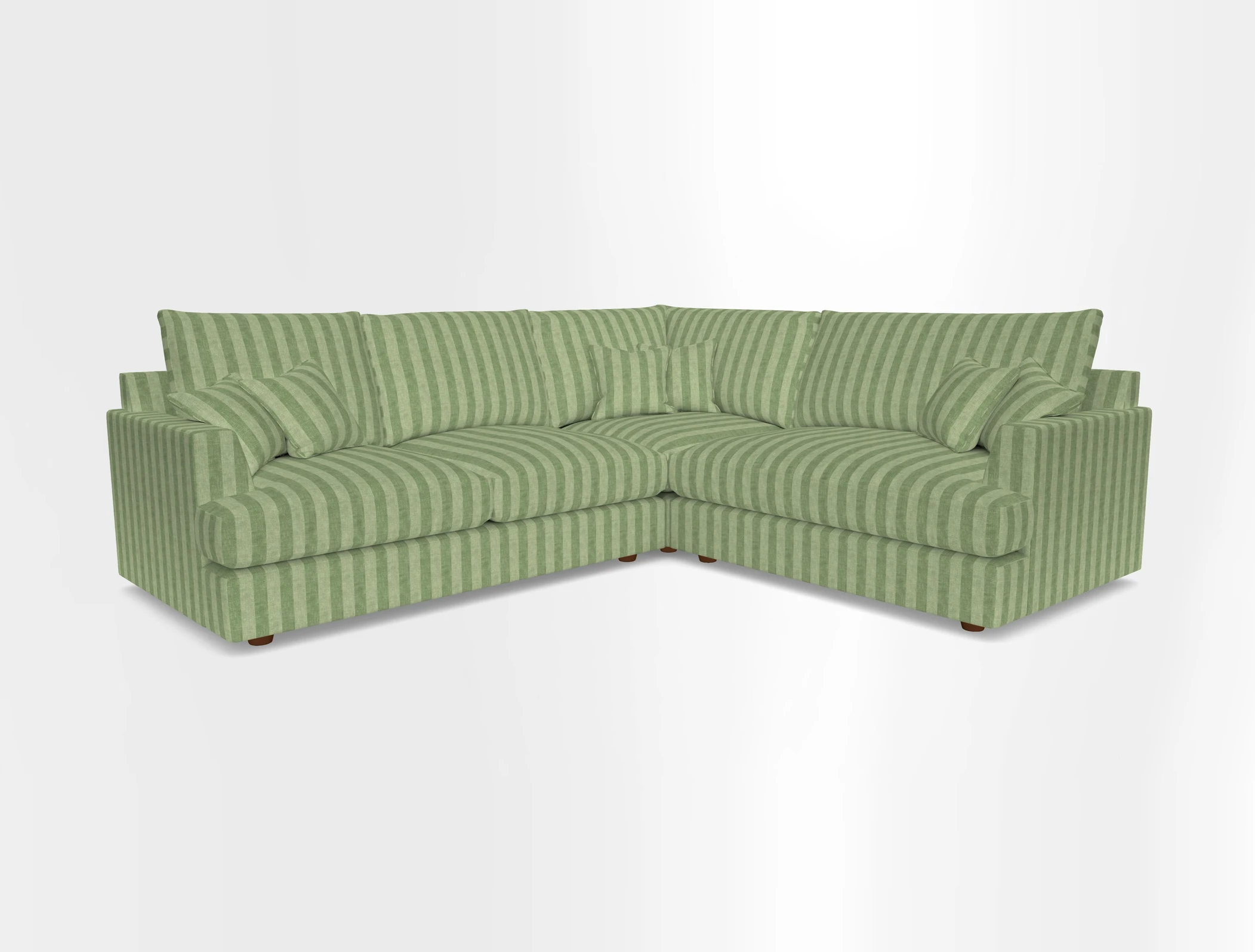 Slingsby Medium Fitted Cover Corner Unit LHF in Two Tone Plain Biscuit.  Loose cover version available