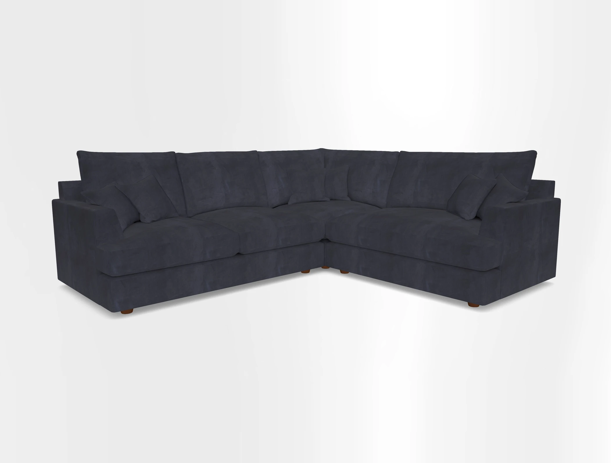 Slingsby Medium Fitted Cover Corner Unit LHF in Two Tone Plain Biscuit.  Loose cover version available