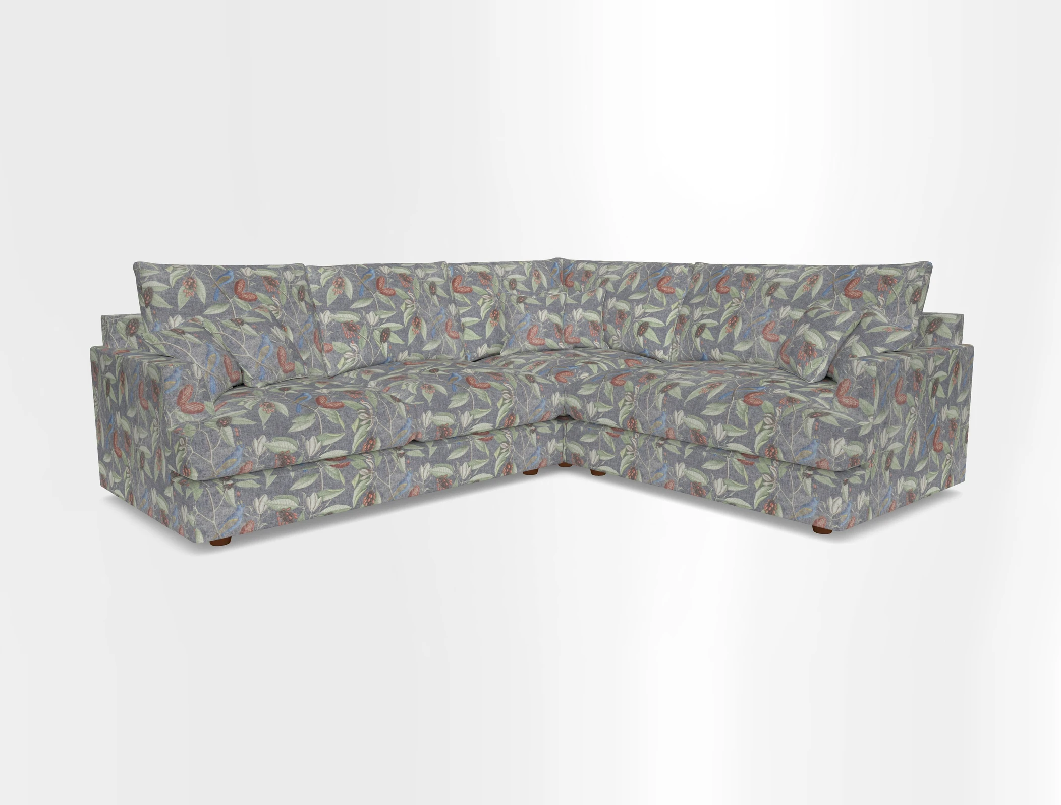Slingsby Medium Fitted Cover Corner Unit LHF in Two Tone Plain Biscuit.  Loose cover version available