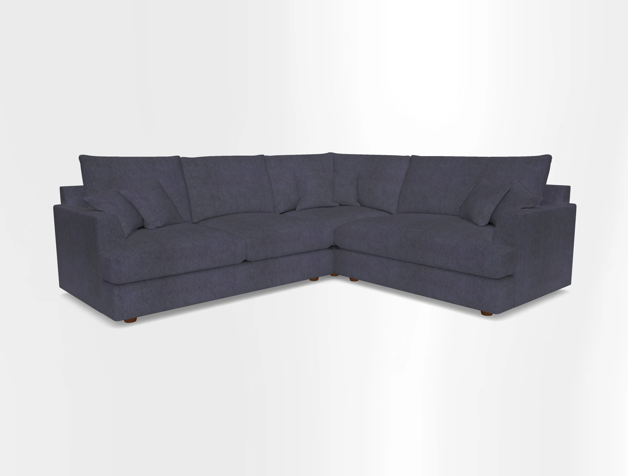 Slingsby Medium Fitted Cover Corner Unit LHF in Two Tone Plain Biscuit.  Loose cover version available