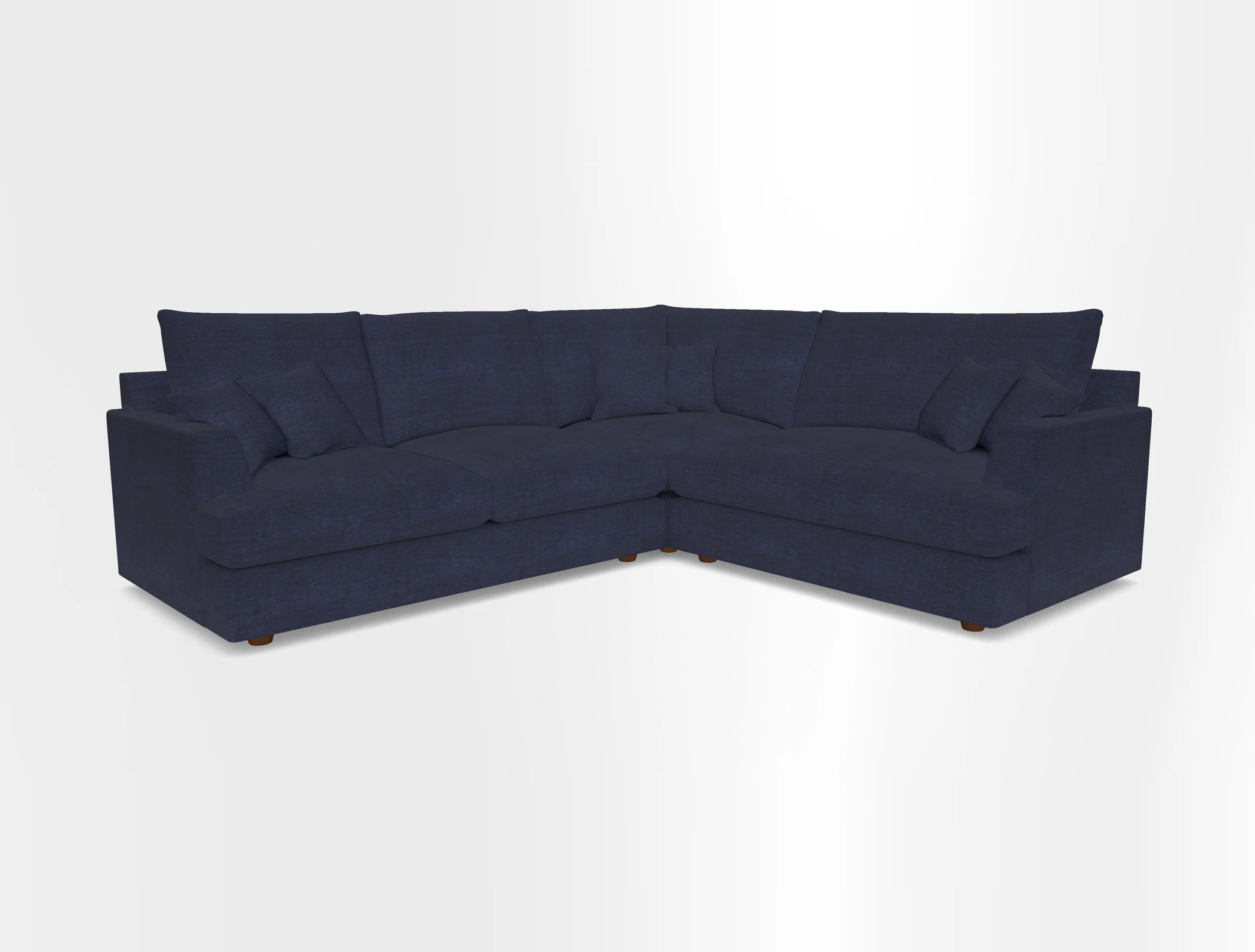 Slingsby Medium Fitted Cover Corner Unit LHF in Two Tone Plain Biscuit.  Loose cover version available
