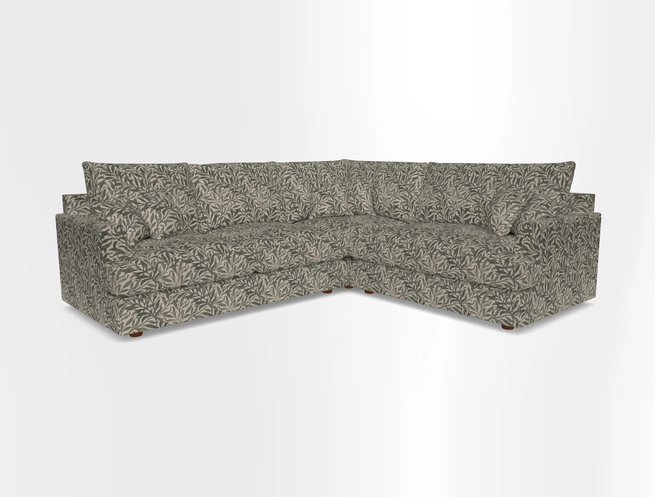 Slingsby Medium Fitted Cover Corner Unit LHF in Two Tone Plain Biscuit.  Loose cover version available
