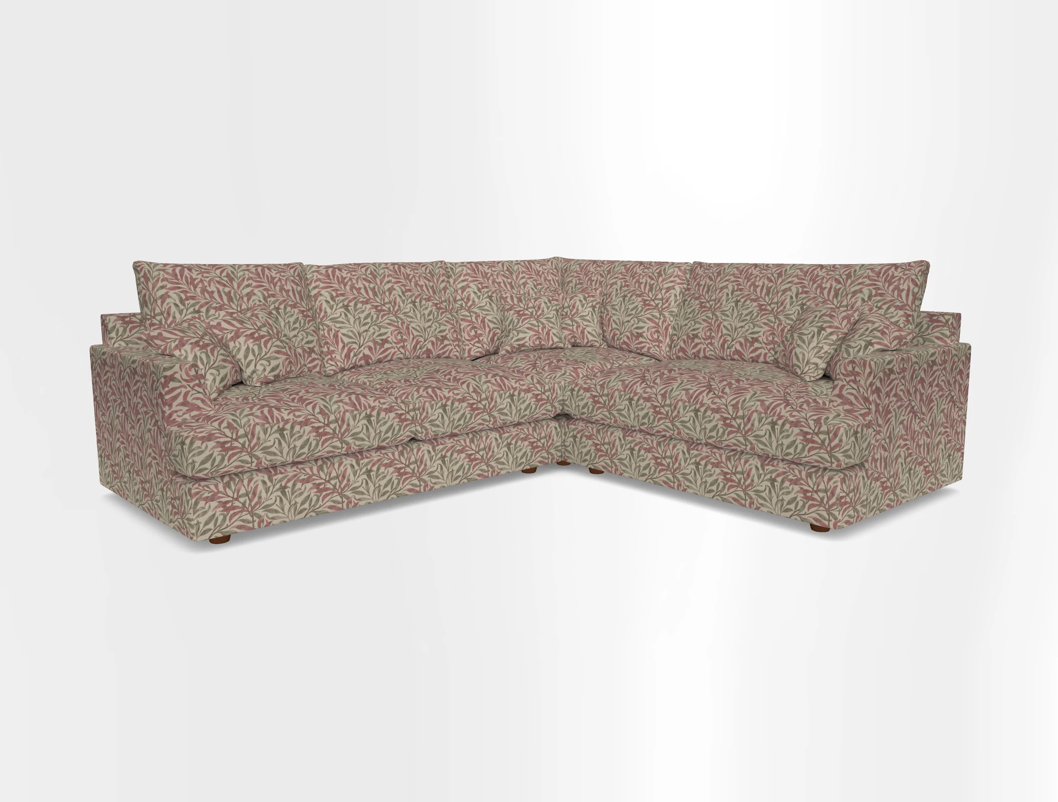 Slingsby Medium Fitted Cover Corner Unit LHF in Two Tone Plain Biscuit.  Loose cover version available