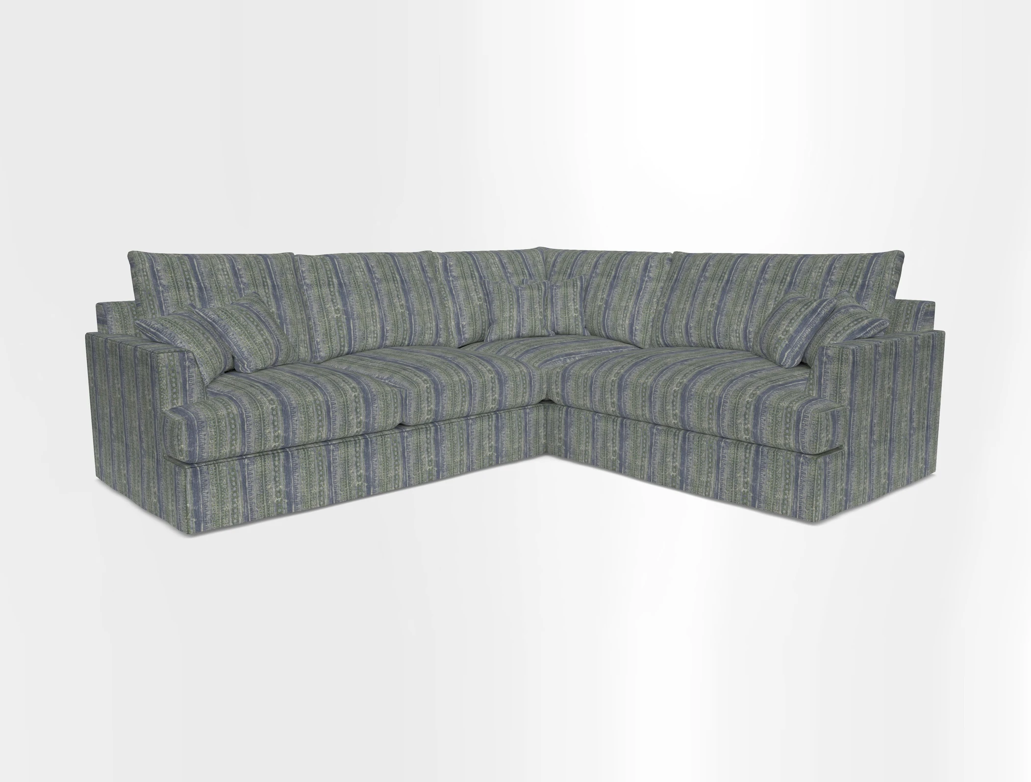 Slingsby Medium Fitted Cover Corner Unit LHF in Two Tone Plain Biscuit.  Loose cover version available