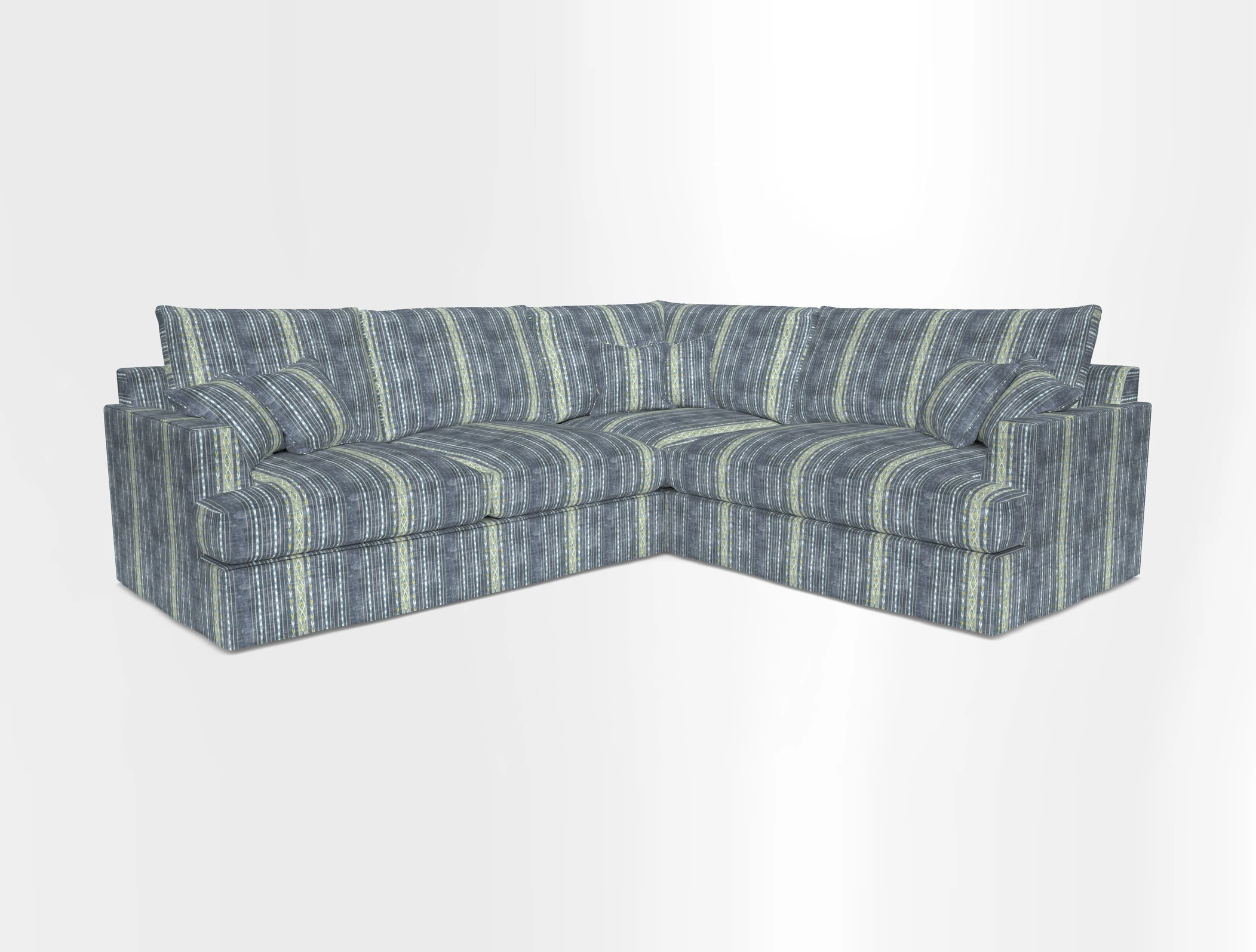 Slingsby Medium Fitted Cover Corner Unit LHF in Two Tone Plain Biscuit.  Loose cover version available